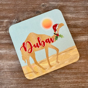 NEW - Dubai / Abu Dhabi Desert Camel Drinks Coaster