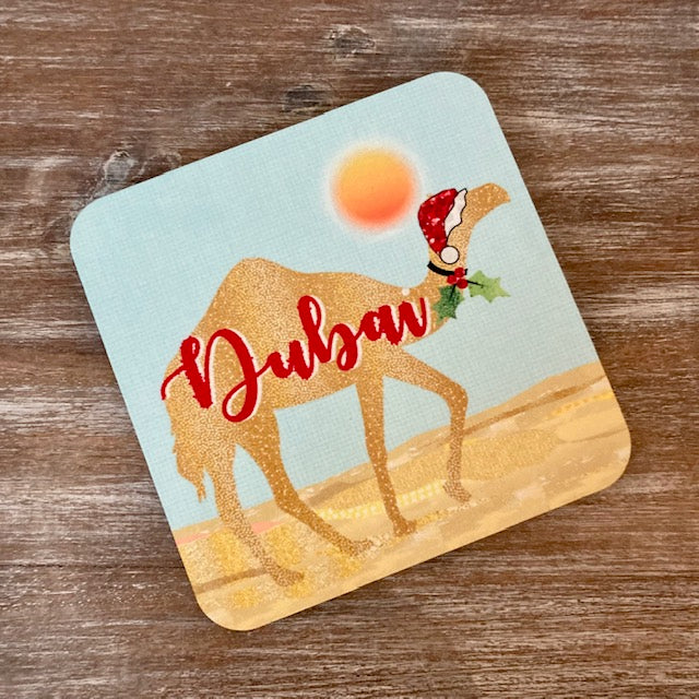 NEW - Dubai / Abu Dhabi Desert Camel Drinks Coaster