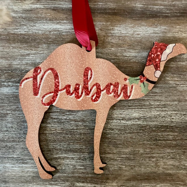 Dubai / Abu Dhabi 2023 Wooden Camel Decoration