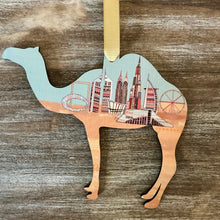 NEW - Dubai / Abu Dhabi Wooden Camel Decoration