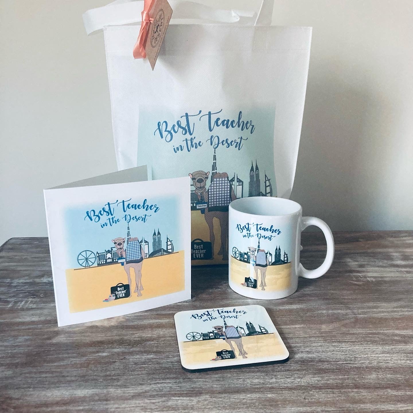 Best Teacher in the Desert - Male Teacher Gift Set