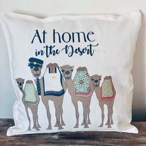 At Home in the Desert Pilot Cushion