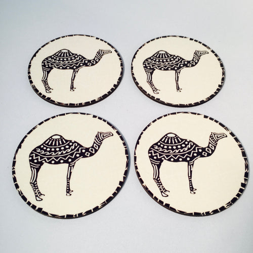 Camel Mosaic Coasters – Set of 4
