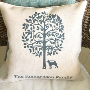 Family Tree Cushion – Personalised