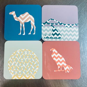 Abu Dhabi Icons Coaster Set - Set of 4 Coasters