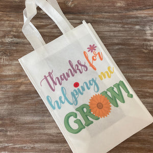 Thank you for helping me grow Teacher Gift Set
