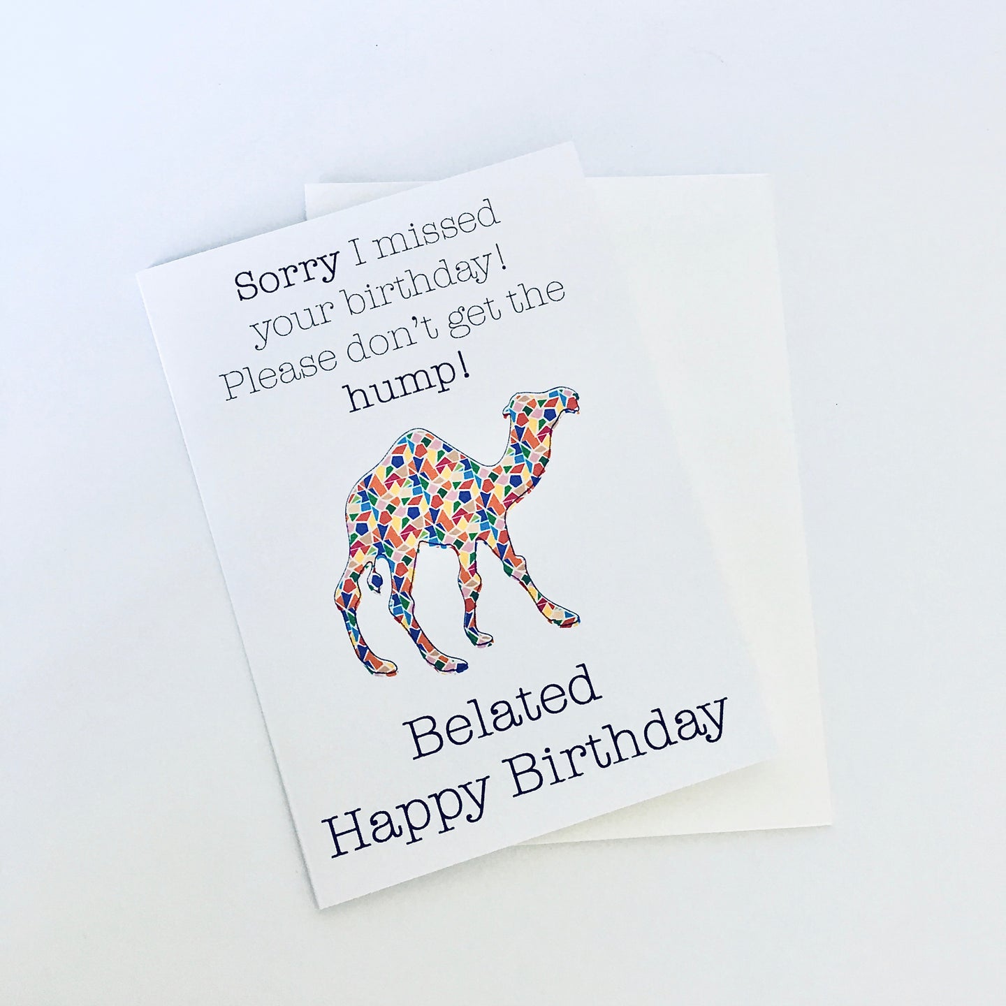 Belated Happy Birthday Card - 5