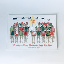 Festive Camel Family Teacher / TA Card  - 5"x7" & A4 size - Non-personalised & Personalised