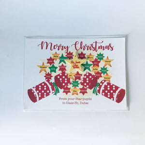 Christmas Cracker Card  - A4 size - Personalised
