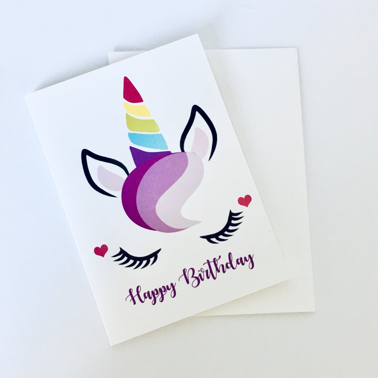 Unicorn Happy Birthday Card