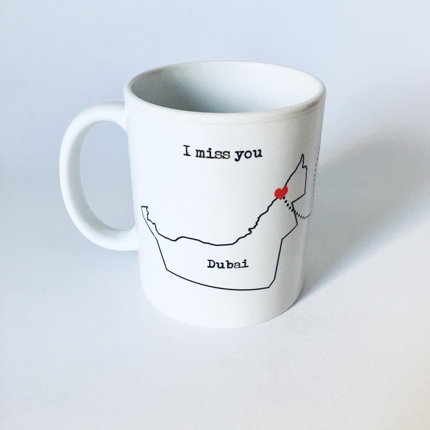 I miss you mug - Personalised