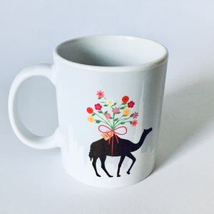 Camel Bouquet Teacher's Mug - Personalised