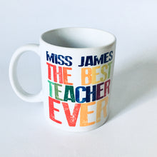 Best Teacher Ever Mug - Personalised