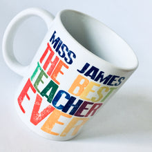 Best Teacher Ever Mug - Personalised