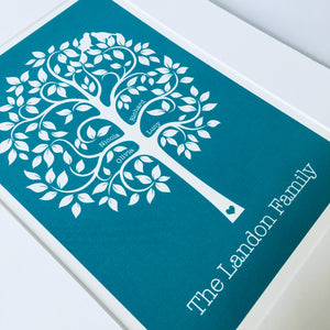 Personalised Family Tree Print
