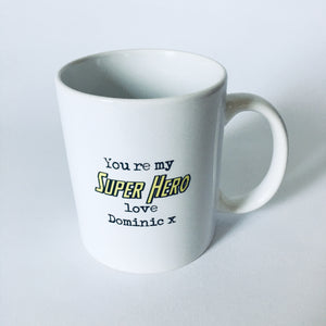 Super Hero Mug – Personalised